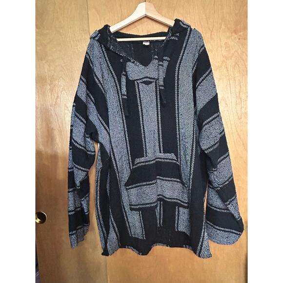 Baja Poncho Hoodie Pullover XXL - Picture 1 of 6